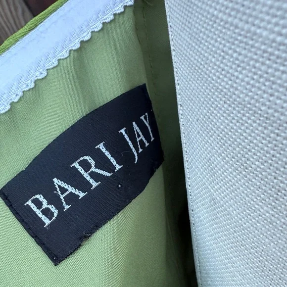 Bari Jay Strapless Lettuce /Lime Green Gown XS - Picture 3 of 9